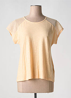T-shirt stretch manches courtes orange ROXY femme