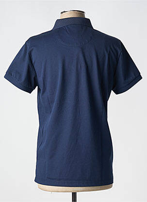 Polo stretch manches courtes bleu REVER MILE homme