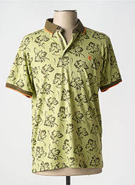 Polo tissage jersey manches courtes vert CORONEL TAPIOCCA homme