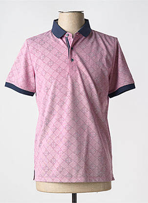 Polo tissage jersey manches courtes rouge REVER MILE homme