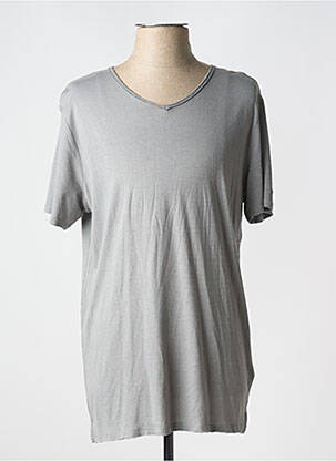 T-shirt coupe cintrée manches courtes gris TEDDY SMITH homme