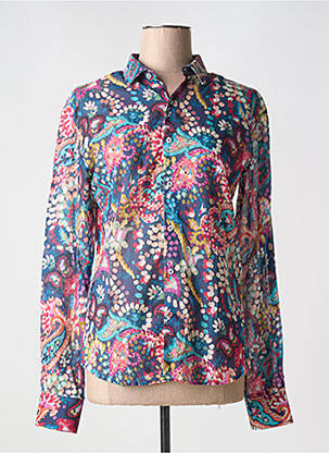 Chemisier bleu LA CIBLE ROUGE pour femme