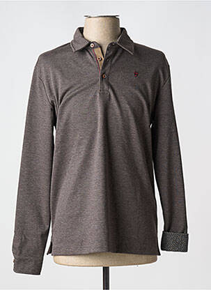 Polo marron REVER MILE pour homme