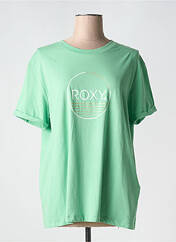T-shirt vert ROXY pour femme seconde vue