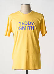T-shirt jaune TEDDY SMITH pour homme seconde vue