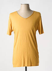 T-shirt jaune TEDDY SMITH pour homme seconde vue