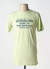 T-shirt vert QUIKSILVER pour homme seconde vue