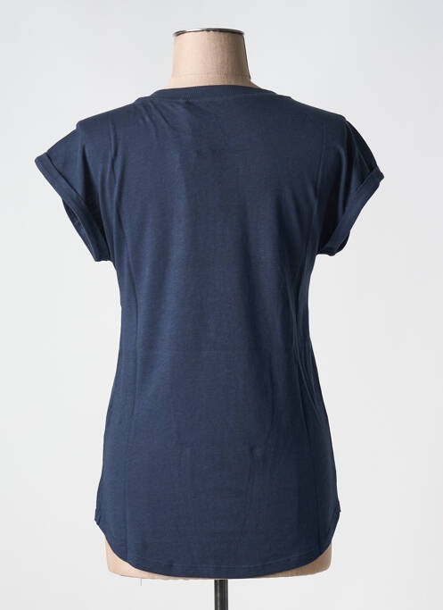 T-shirt sérigraphie manches courtes bleu TEDDY SMITH femme