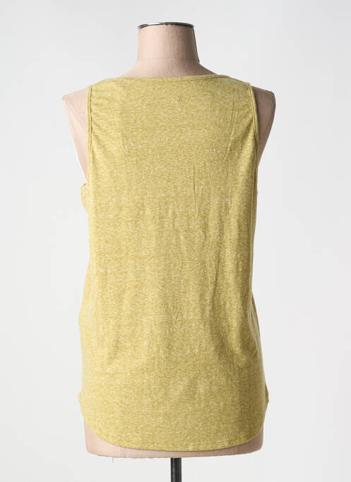Débardeur stretch sans manche vert TEDDY SMITH femme