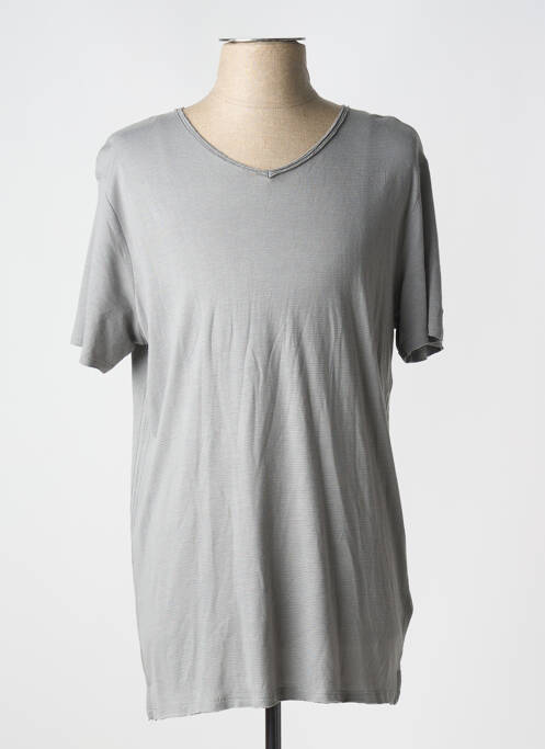 T-shirt coupe cintrée manches courtes gris TEDDY SMITH homme