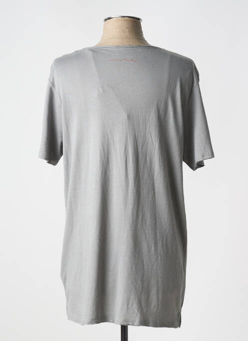 T-shirt coupe cintrée manches courtes gris TEDDY SMITH homme