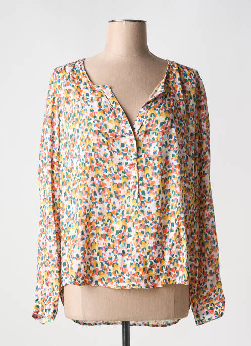 Blouse jaune LA CIBLE ROUGE pour femme