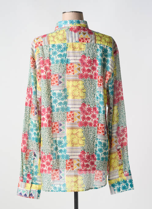 Chemisier bleu LA CIBLE ROUGE pour femme