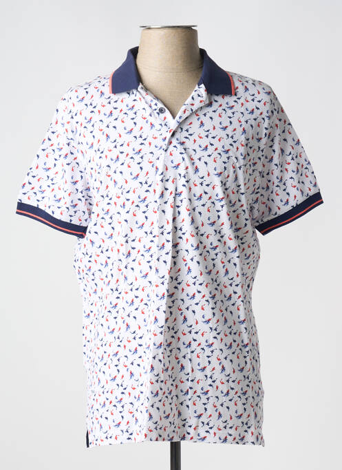 Polo blanc REVER MILE pour homme