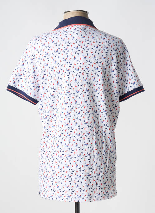 Polo blanc REVER MILE pour homme