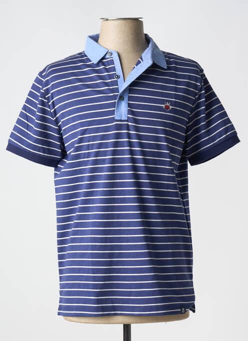 Polo bleu REVER MILE pour homme