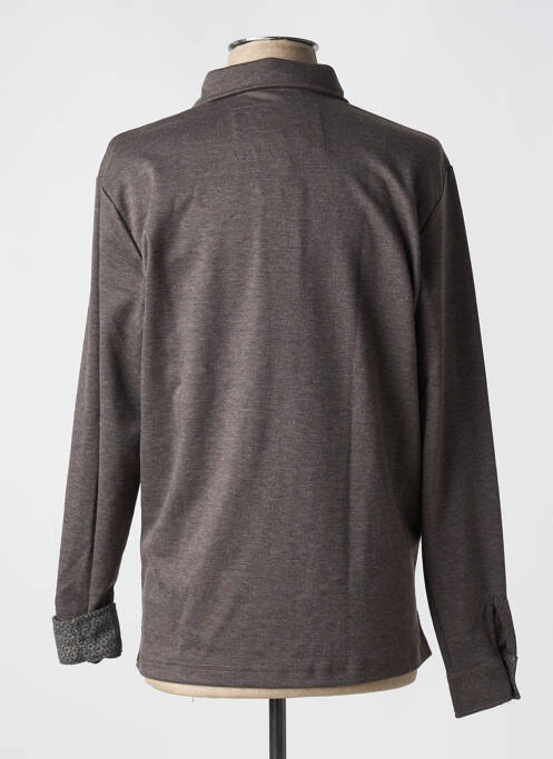 Polo marron REVER MILE pour homme