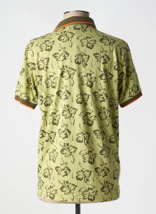 Polo tissage jersey manches courtes vert CORONEL TAPIOCCA homme