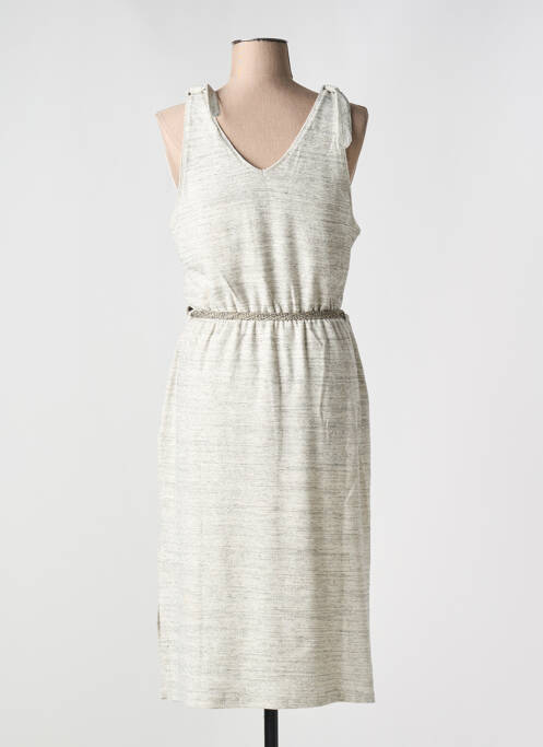 Robe mi-longue beige TEDDY SMITH femme