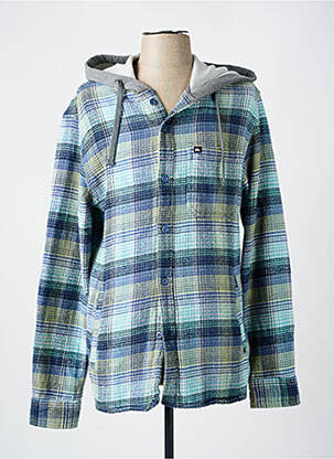 Veste casual coupe droite bleu QUIKSILVER homme
