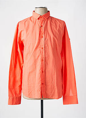 Chemise manches longues manches longues orange LA CIBLE ROUGE homme