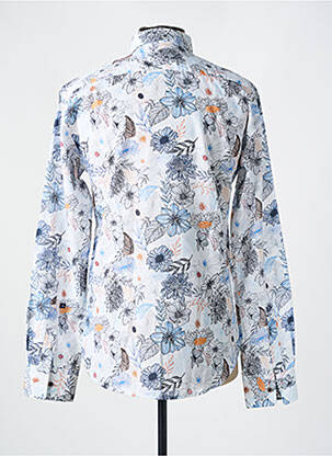 Chemise manches longues manches longues bleu LA CIBLE ROUGE homme
