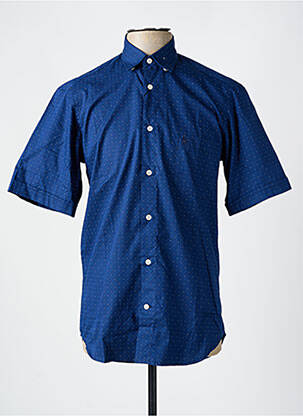 Chemise manches courtes poches bleu BANDE ORIGINALE homme