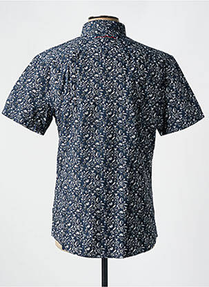 Chemise manches courtes imprimé fantaisie bleu TEDDY SMITH homme