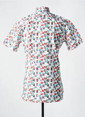 Chemise manches courtes blanc LA CIBLE ROUGE pour homme seconde vue