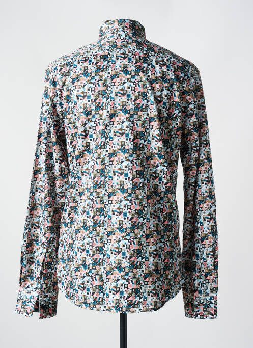 Chemise manches longues imprimé fantaisie vert LA CIBLE ROUGE homme