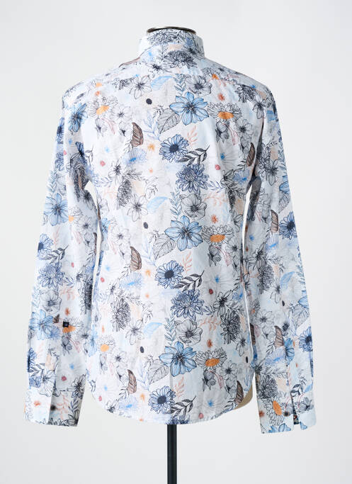 Chemise manches longues manches longues bleu LA CIBLE ROUGE homme