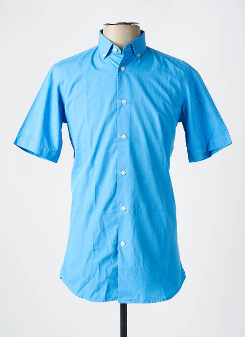 Chemise manches courtes bleu BANDE ORIGINALE pour homme