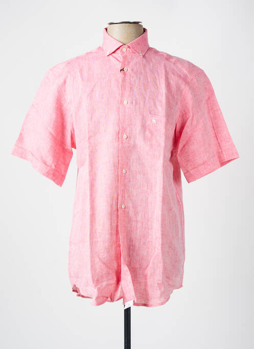 Chemise manches courtes rose BANDE ORIGINALE pour homme