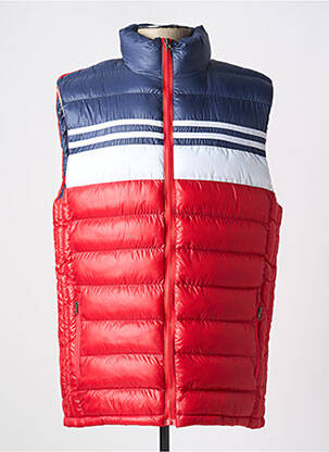 Doudoune poches sans capuche rouge REVER MILE homme