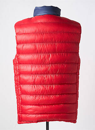 Doudoune poches sans capuche rouge REVER MILE homme