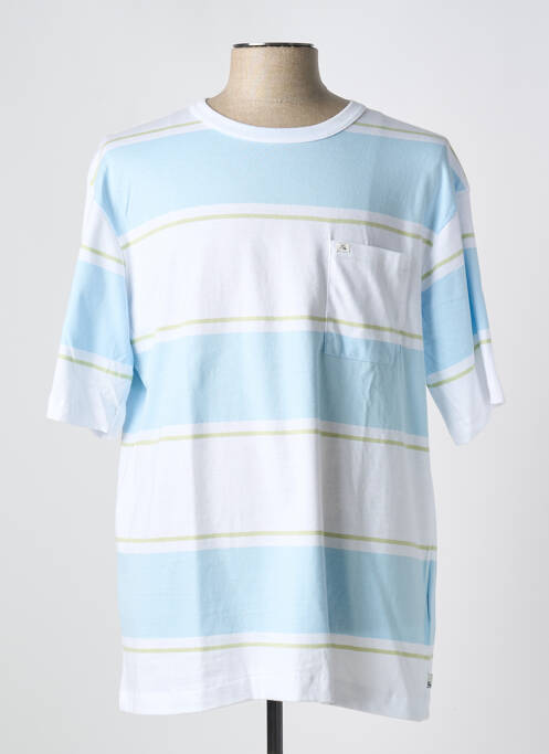 T-shirt bleu QUIKSILVER pour homme