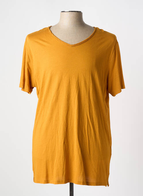 T-shirt jaune TEDDY SMITH pour homme