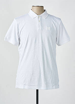 Polo coupe cintrée manches courtes blanc CAMBERABERO homme