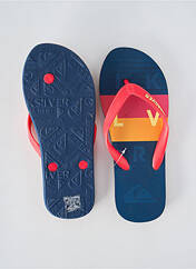 Tongs rouge QUICKSILVER pour homme seconde vue