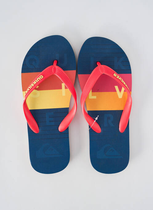 Tongs rouge QUICKSILVER pour homme