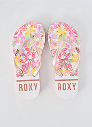 Tongs impression bout ouvert rose ROXY fille