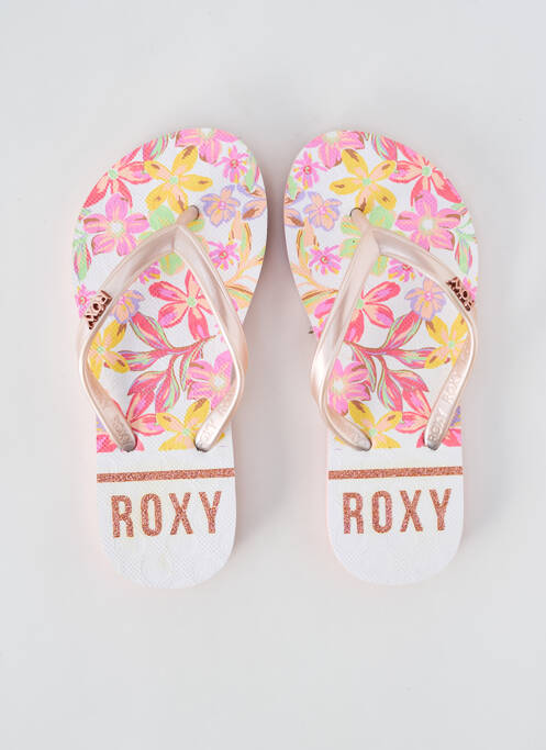 Tongs impression bout ouvert rose ROXY fille