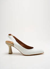 Escarpins blanc O'.. pour femme seconde vue