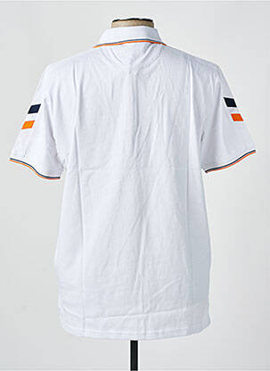 Polo coupe droite manches courtes blanc CAMBERABERO homme