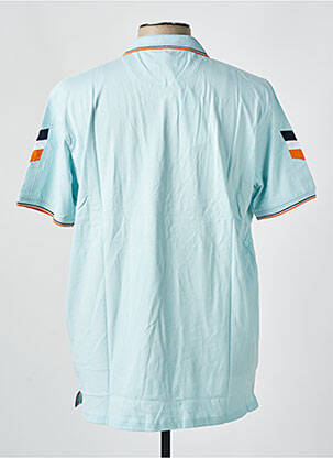 Polo coupe droite manches courtes bleu CAMBERABERO homme