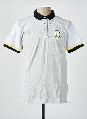 Polo coupe droite manches courtes gris CAMBERABERO homme