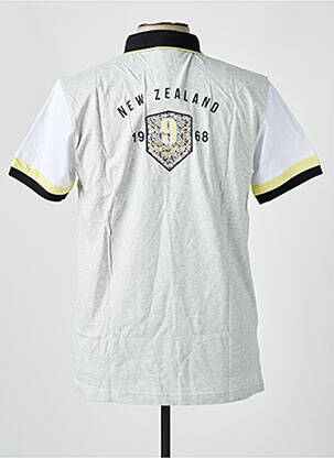 Polo coupe droite manches courtes gris CAMBERABERO homme