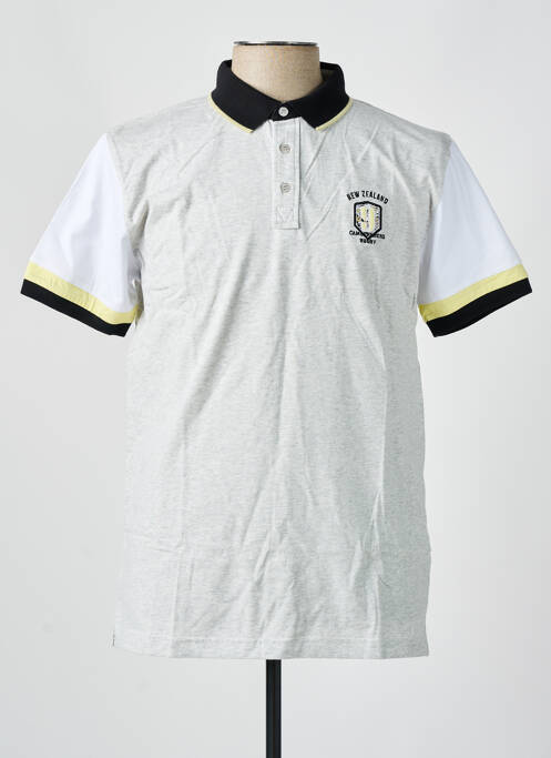 Polo coupe droite manches courtes gris CAMBERABERO homme