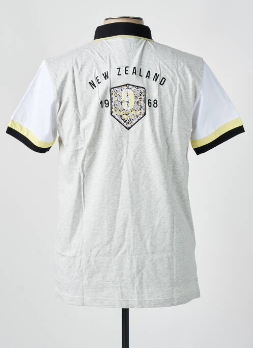 Polo coupe droite manches courtes gris CAMBERABERO homme