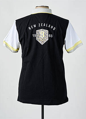 Polo coupe droite manches courtes noir CAMBERABERO homme